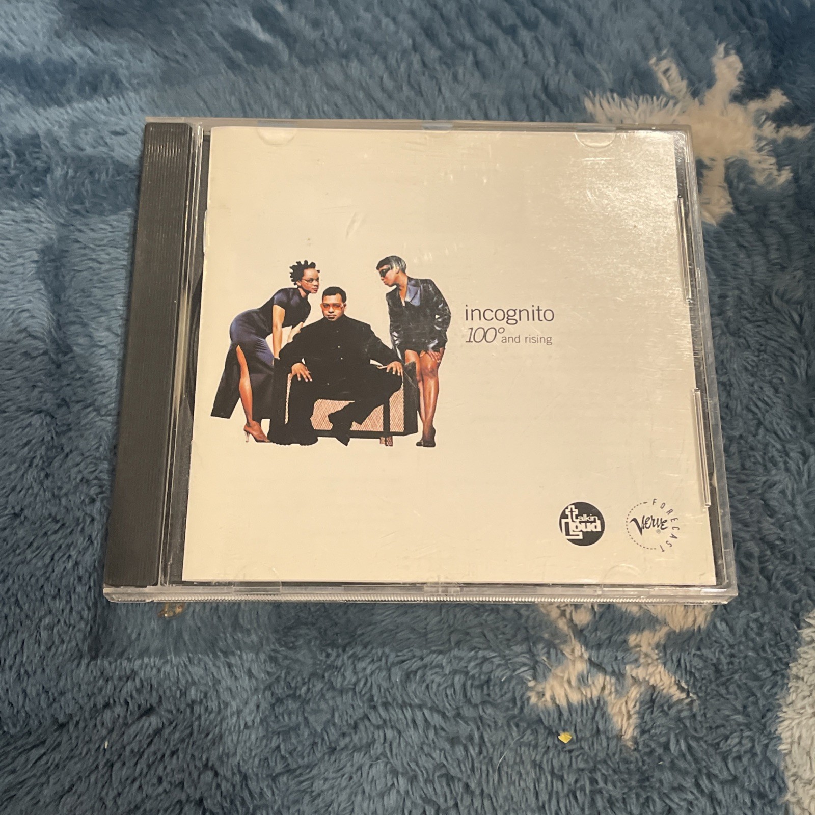 Incognito - 100° and Rising (CD, Jun-1995, Verve Forecast, Acid Jazz R&B Soul).