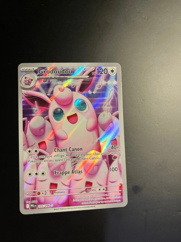 Carte Pokémon grodoudou 105/094 fr
