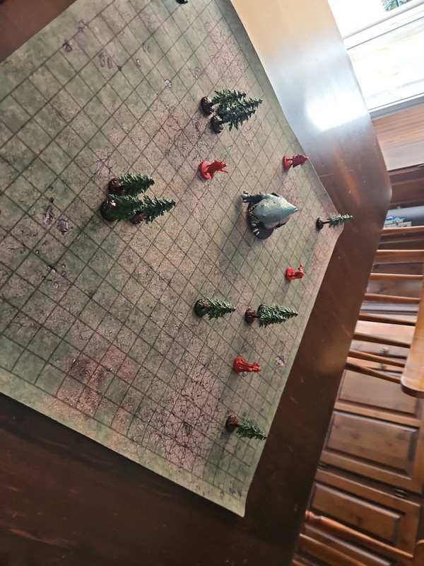 Tappetino in neoprene per giochi di ruolo/da tavolo fantasy