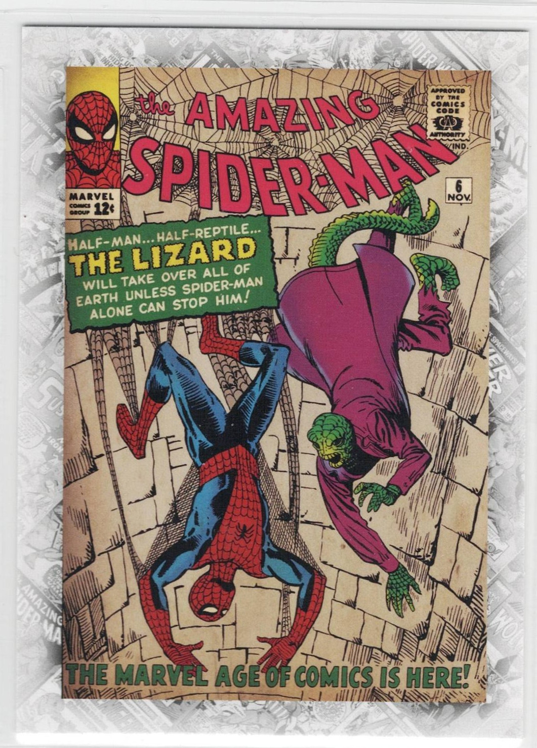2011 UD Marvel Beginnings Breakthrough Issue Cover Insert #B-15 - Spider-Man