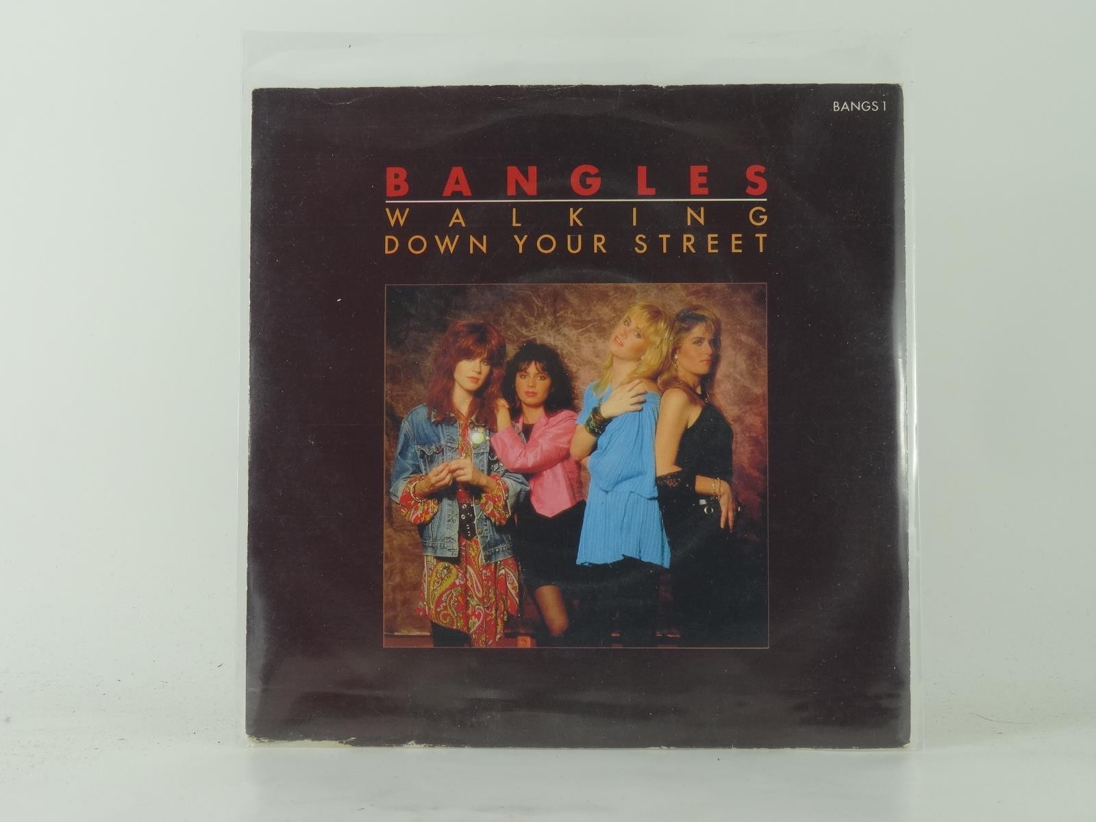 BANGLES WALKING DOWN YOUR STREET (1) (1) 2 Track 7" Single plus Picture Sleeve C