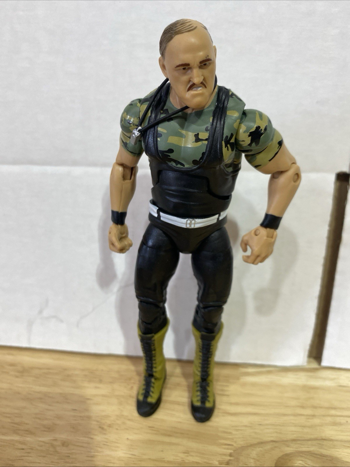 Mattel WWE Elite Hall Of Fame Sgt Slaughter Target WWF HOF Legends Figure Only