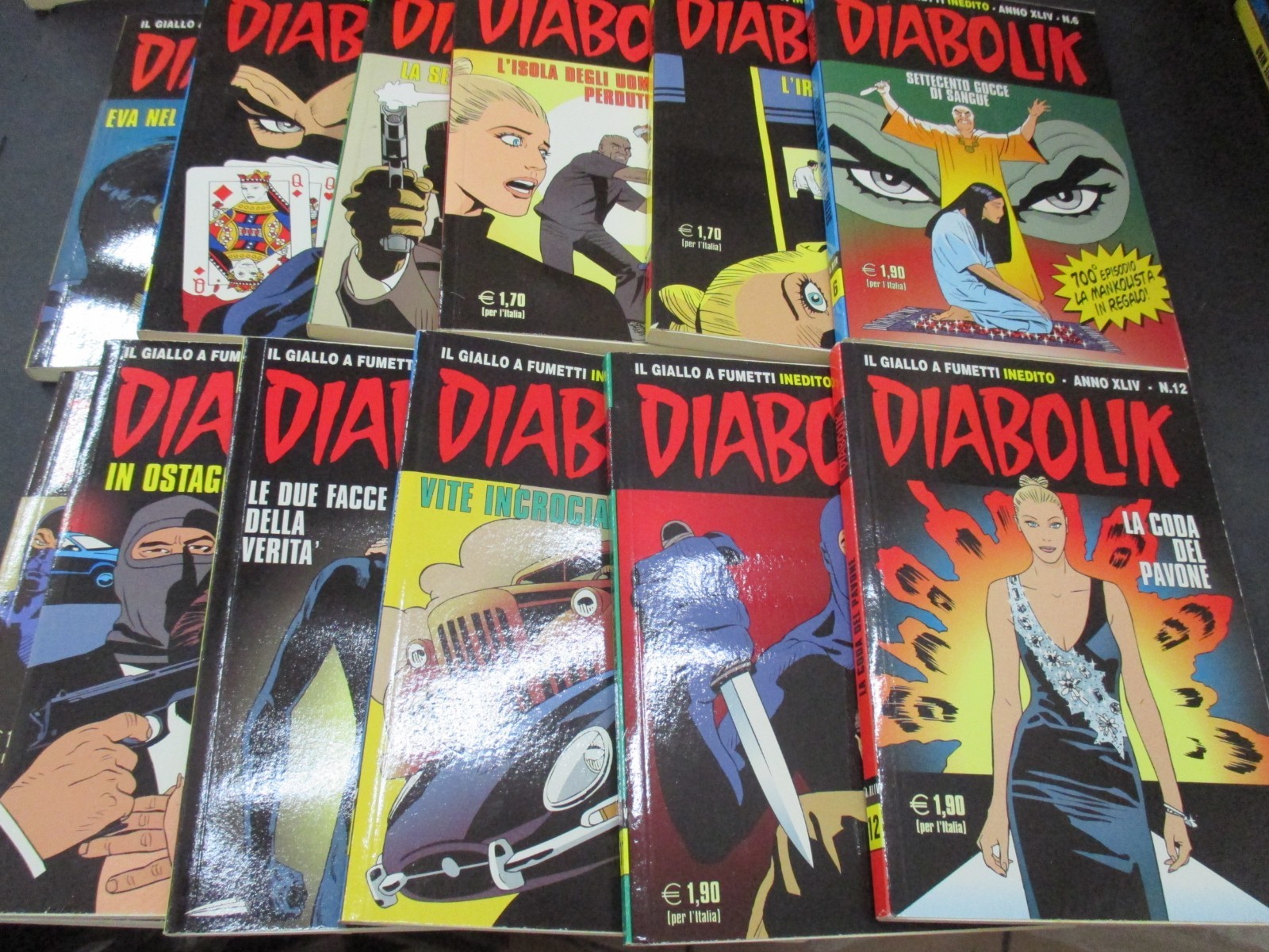 DIABOLIK ANNO XLIV 2005 1/12 - ANNATA COMPLETA
