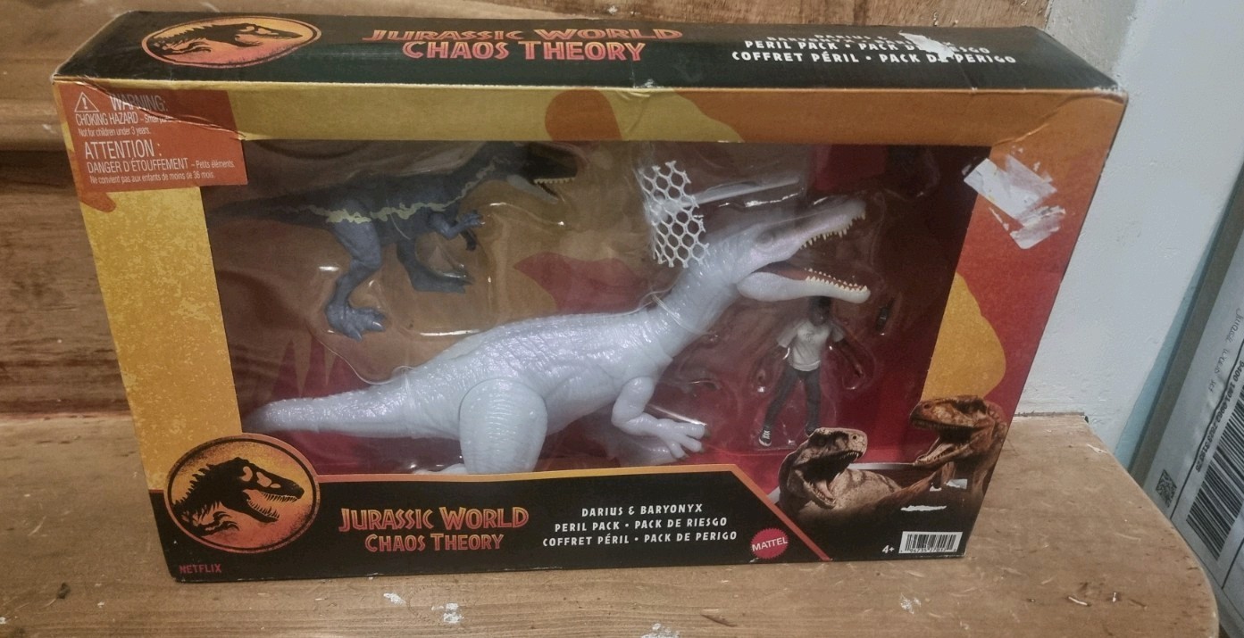 Jurassic World: Chaos Theory - Confezione Darius, Baryonyx e Monolophosaurus 