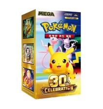 Pokemon TCG Mega Espansione 30th Celebration Pack 1 Box (Confezione da 20/Versione Coreana)