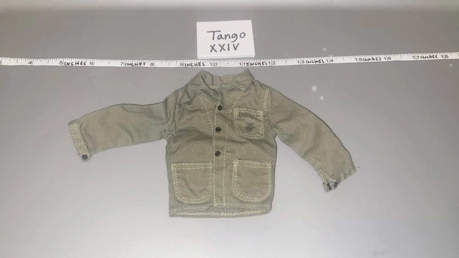Salopette blusa USMC scala 1/6 seconda guerra mondiale