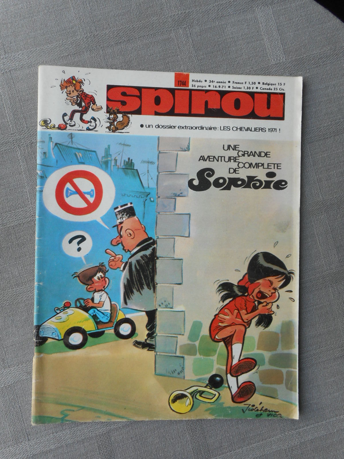 Hebdo Spirou N°1744 Stato Corretto / Buon Stato Con Il Supplemento