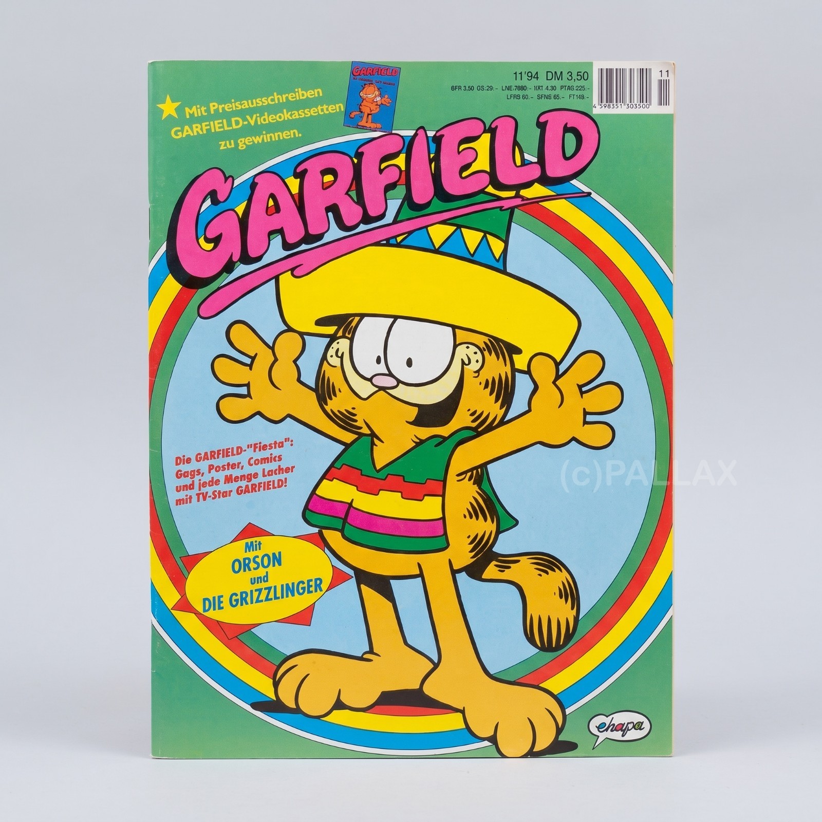 COMIC GARFIELD N.11/94 CON POSTER / EHAPA 1994