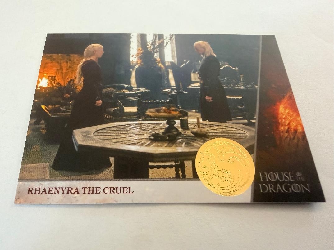 House of The Dragon Series 2 Base Gold Parallel Card #4