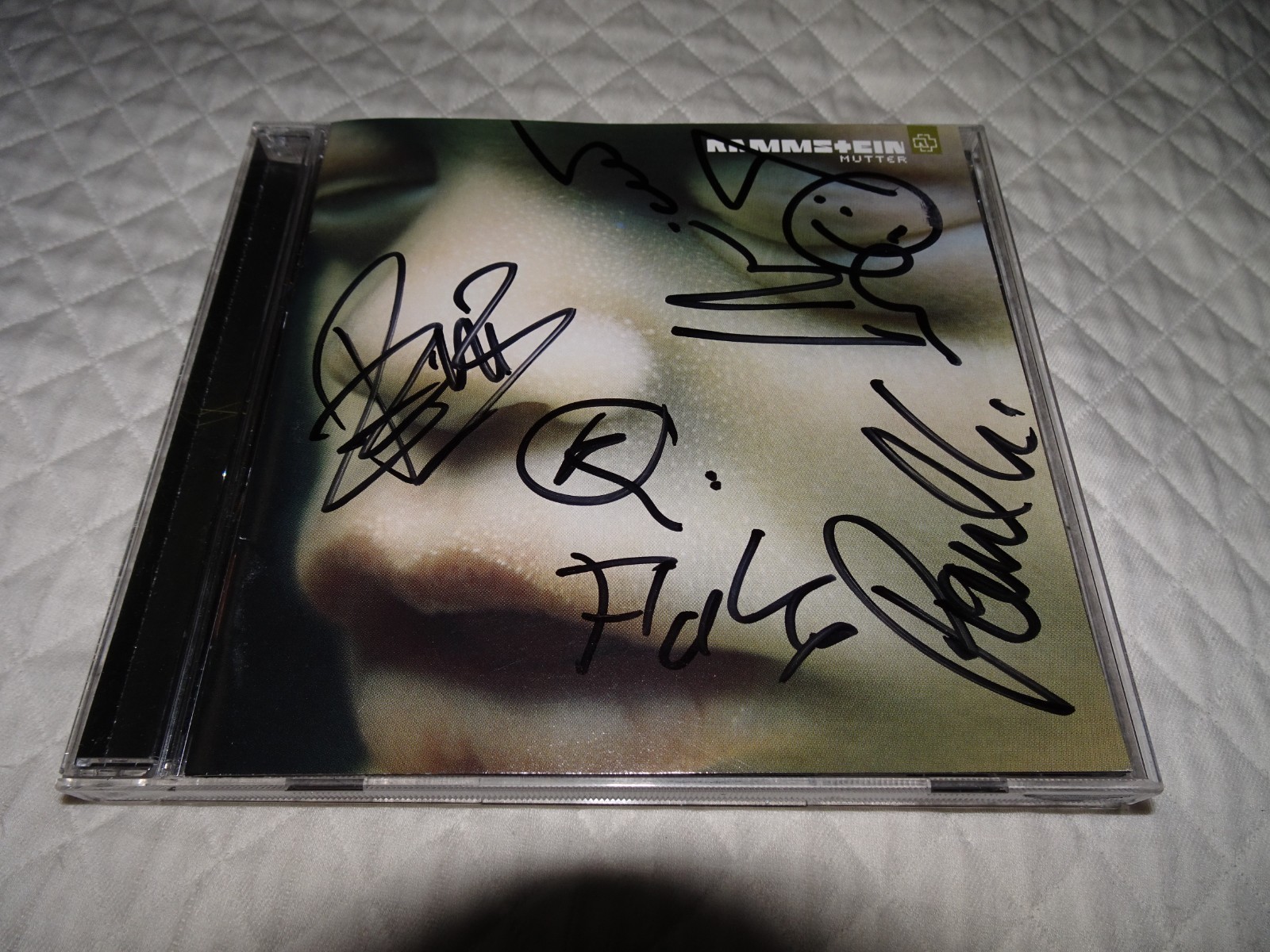 Rammstein Mutter signed CD with coa