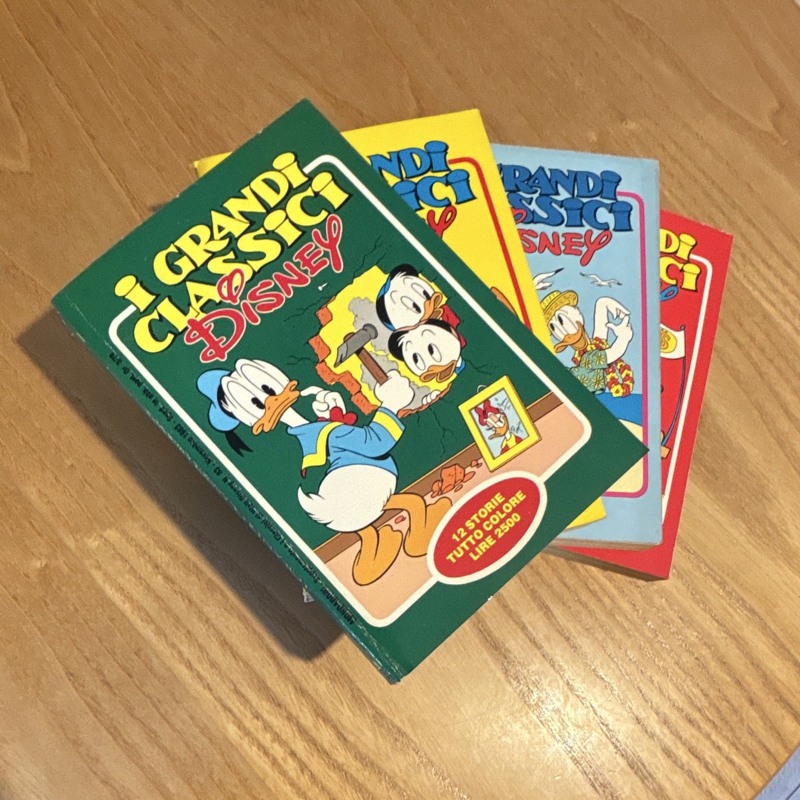 I Grandi Classici Disney lotto di 4 volumi n.10-11-12-13 6 anno 1983/84