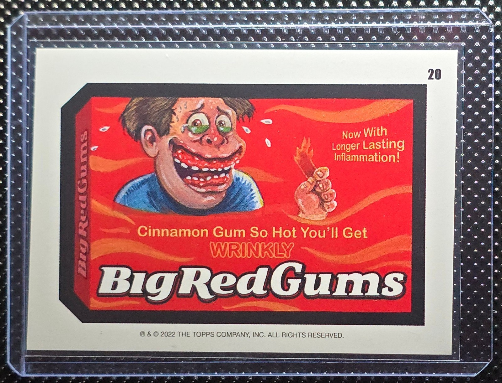 Wacky Packages Serie Maggio 2022 Big Red Gums 20 - Puzzle Back