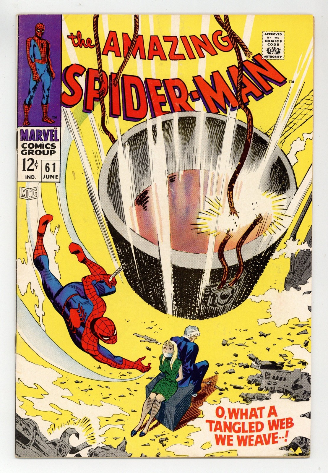 Amazing Spider-Man #61 VG- 3.5 1968