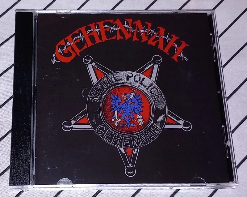 Gehennah Metal Police CD 2023 Osmose Productions Black Thrash Metal