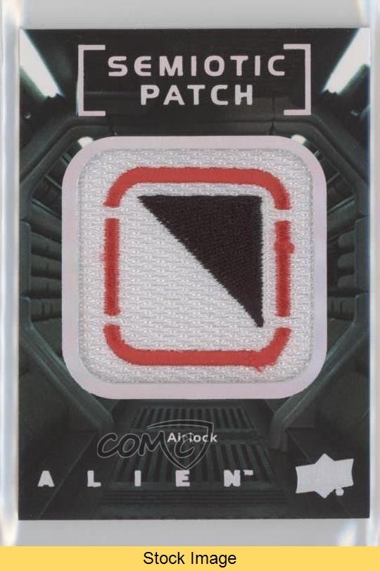 2017 Upper Deck Alien Movie Semiotic Patch Airlock #SP4 Patch READ 01ks
