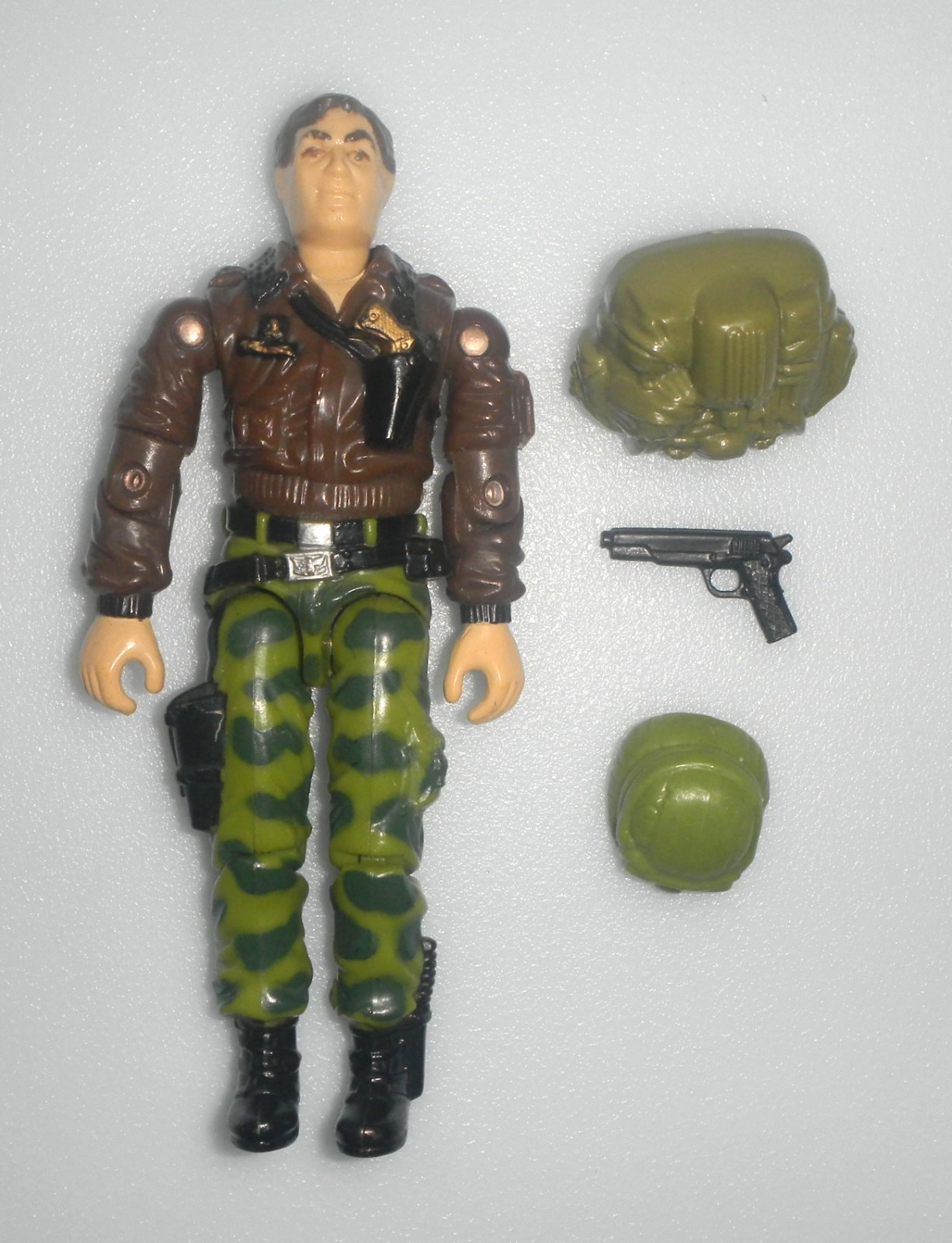 Vintage 1986 Hawk v2 & Accessories G.I. GI Joe 100% Complete Action Figure 3.75