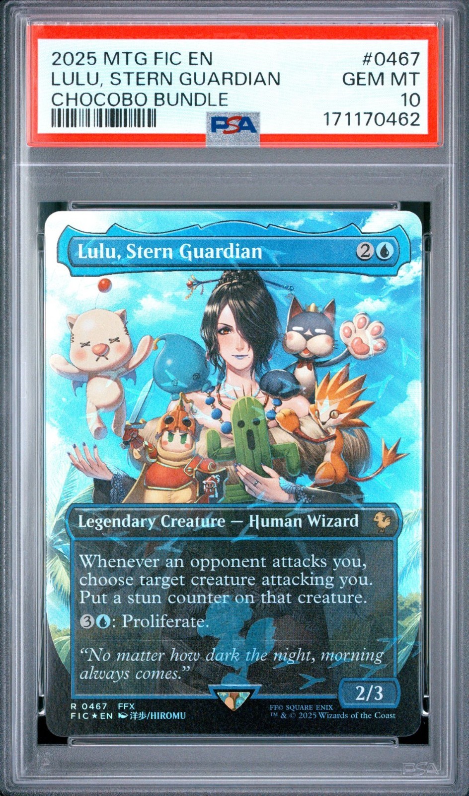 Lulu, Guardiano della Stella (senza confini) (Pista Chocobo) PSA 10