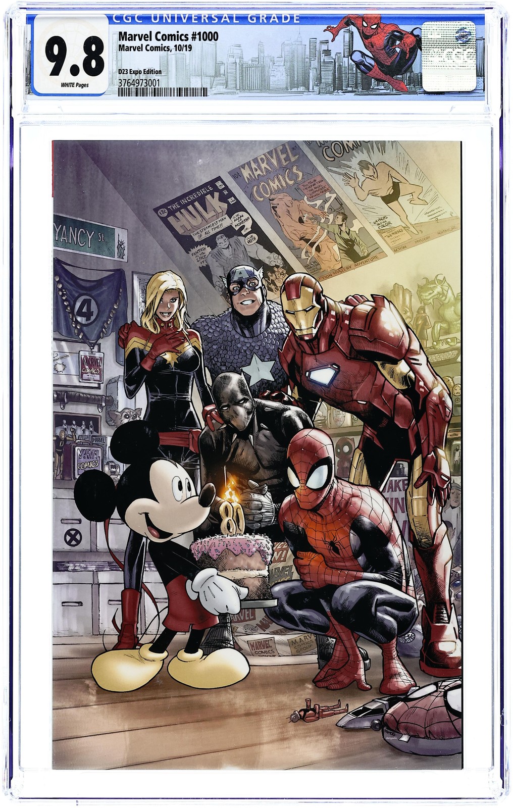 Marvel Comics #1000 Ramos D23 Virgin Variant CGC 9.8 2019 3764973001