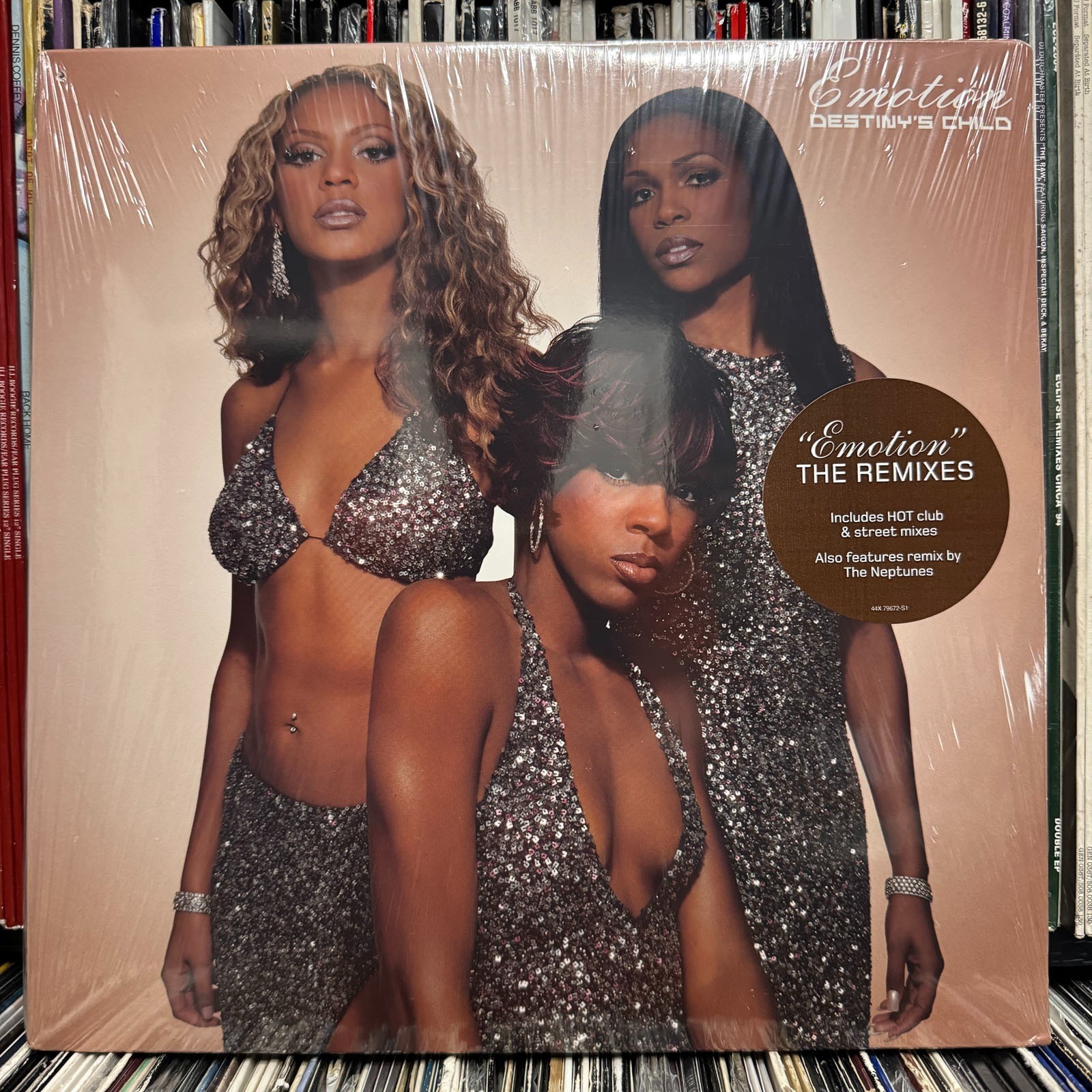 DESTINY'S CHILD - EMOTION (REMIXES) (VINYL 2EP)  2001!!!  RARE!!!  THE NEPTUNES