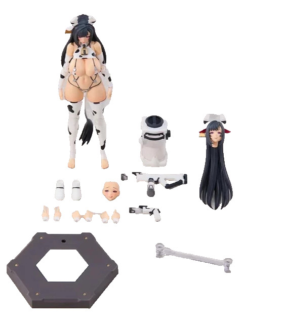 Modellino cowgirl Black Rock Sugar scala 1/12 bianco latte sigillato in fabbrica