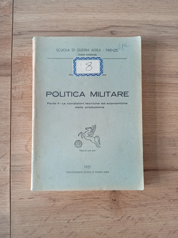 Politica militare scuola di guerra aerea 1951 fuori commercio