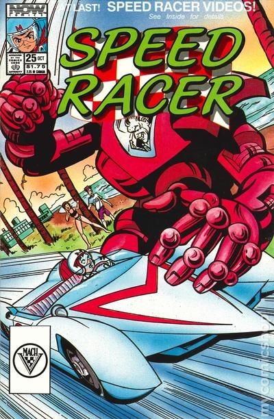 Speed Racer #25 FN/VF 7.0 1989 Immagine Stock