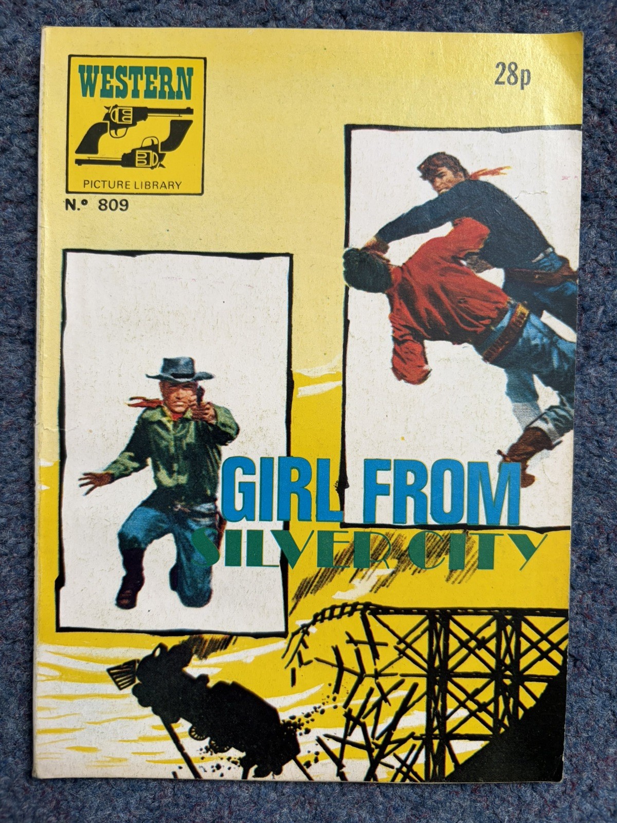 Western Picture Library Comic No. 809 Girl from Silver City