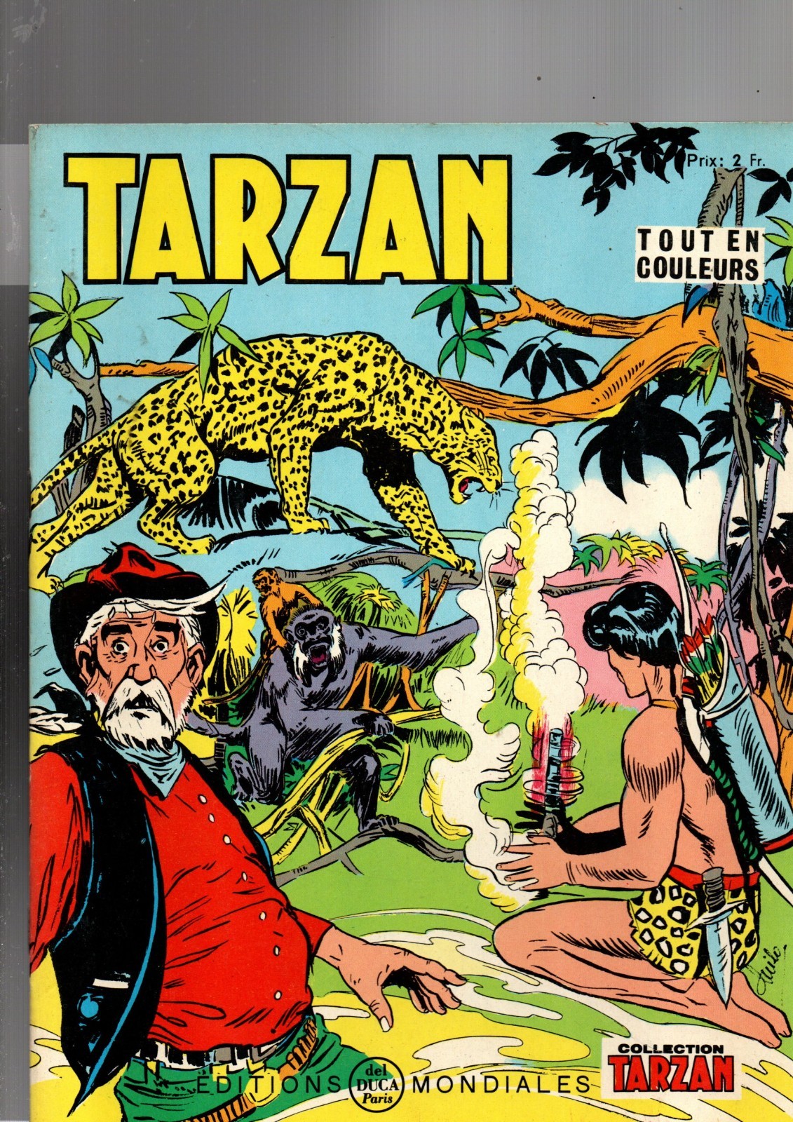 TARZAN Tout en couleurs n°24. Editions Mondiales  1967. Etat neuf