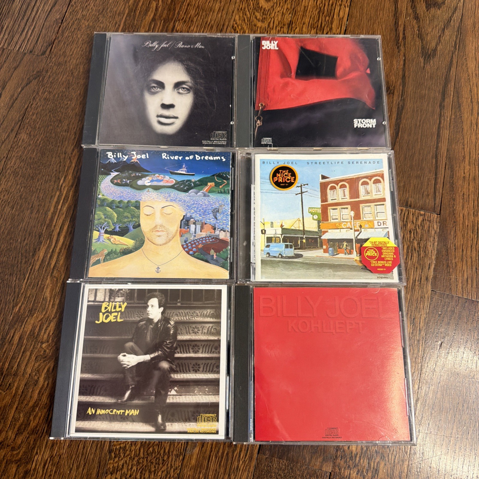 Lot of 6 Billy Joel CD's -Free Shipping after Purchase of 1st CD