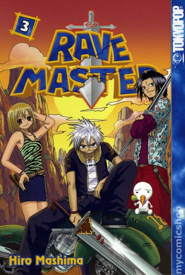 Rave Master GN #3-1ST FN 2003 Immagine Stock