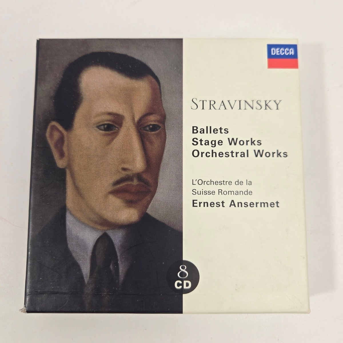 Stravinsky Ballets Stage Works 8 CD Box Ansermet Decca VG+/NM