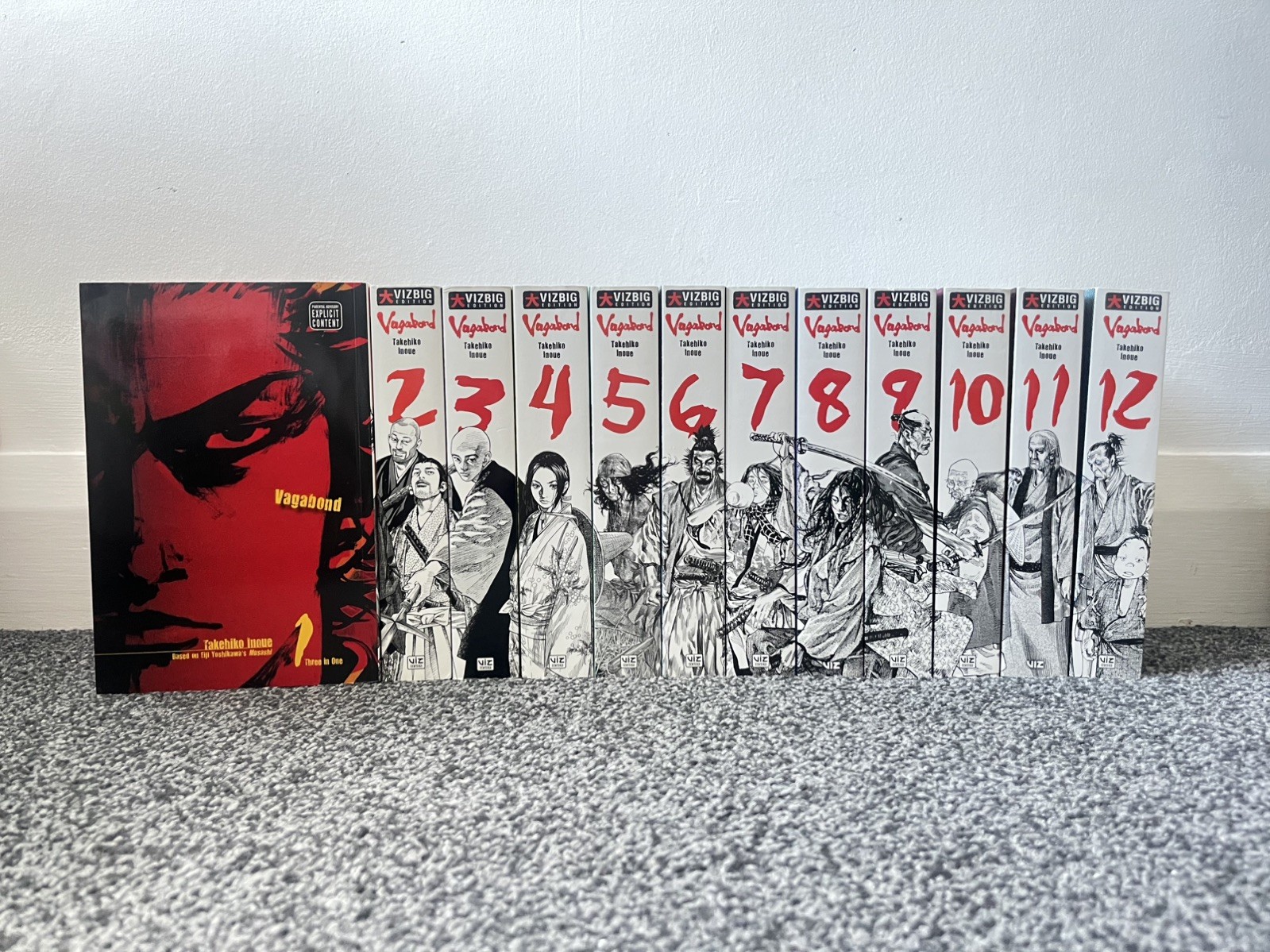 Vagabond VIZBIG Edition Manga Complete Set 1-12 English Viz Media