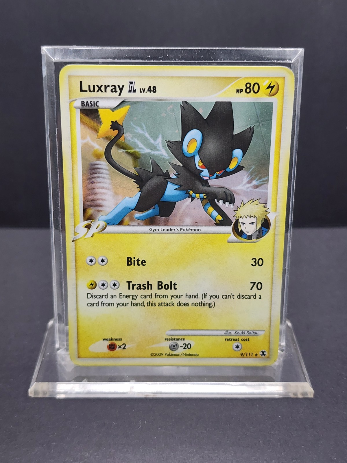 Pokemon Luxray GL 9/111 Rising Rivals Holo Raro MP 2009