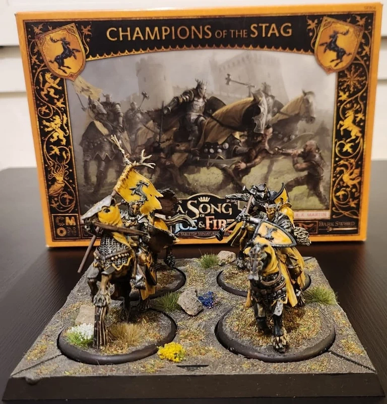 Boîte champions du cerf en Anglais