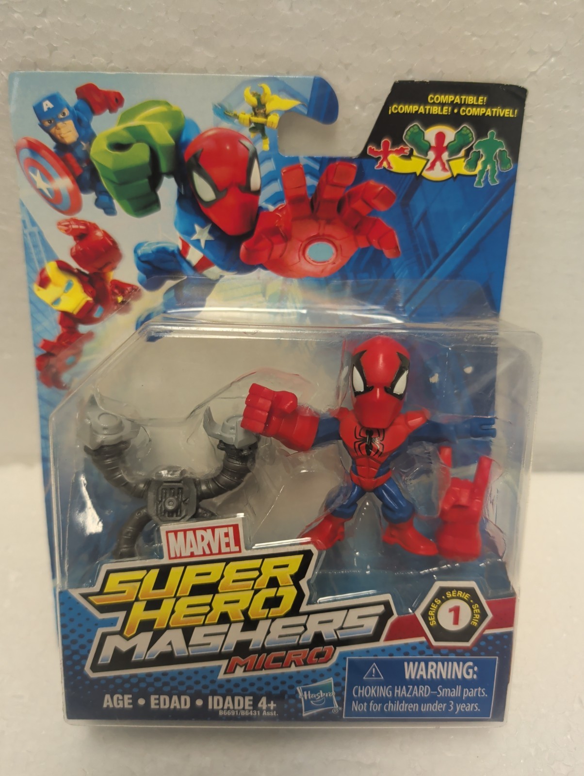 Marvel Super Hero Mashers Micro Spider-Man Series 1 Figure Hasbro 2015 NEW