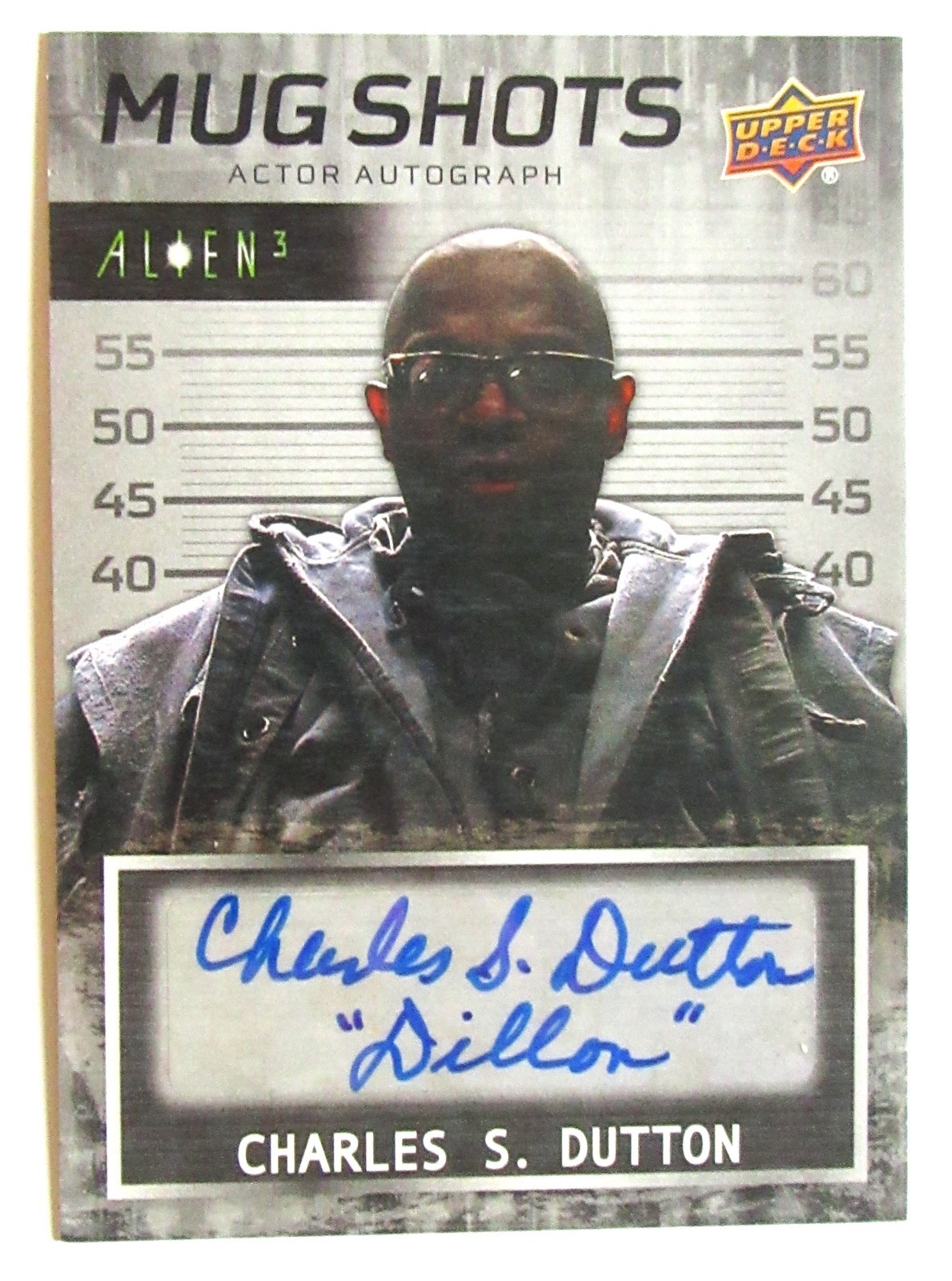 CHARLES S DUTTON - carta AUTOGRAFO - 2019 UD Upper Deck - film ALIEN 3, "Dillon"