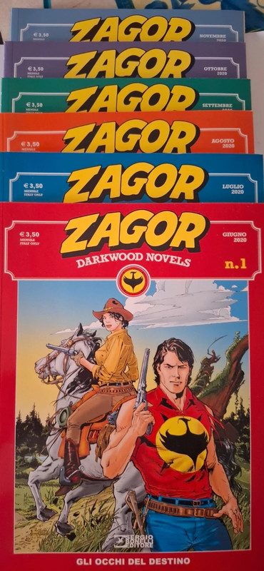 Zagor darkwood novels 6 numeri