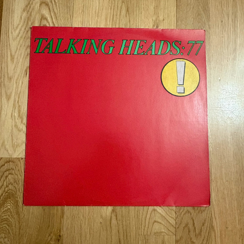 Talking Heads 77 LP First German Press Sire SIR 56647 1977 David Byrne Vinyl Original