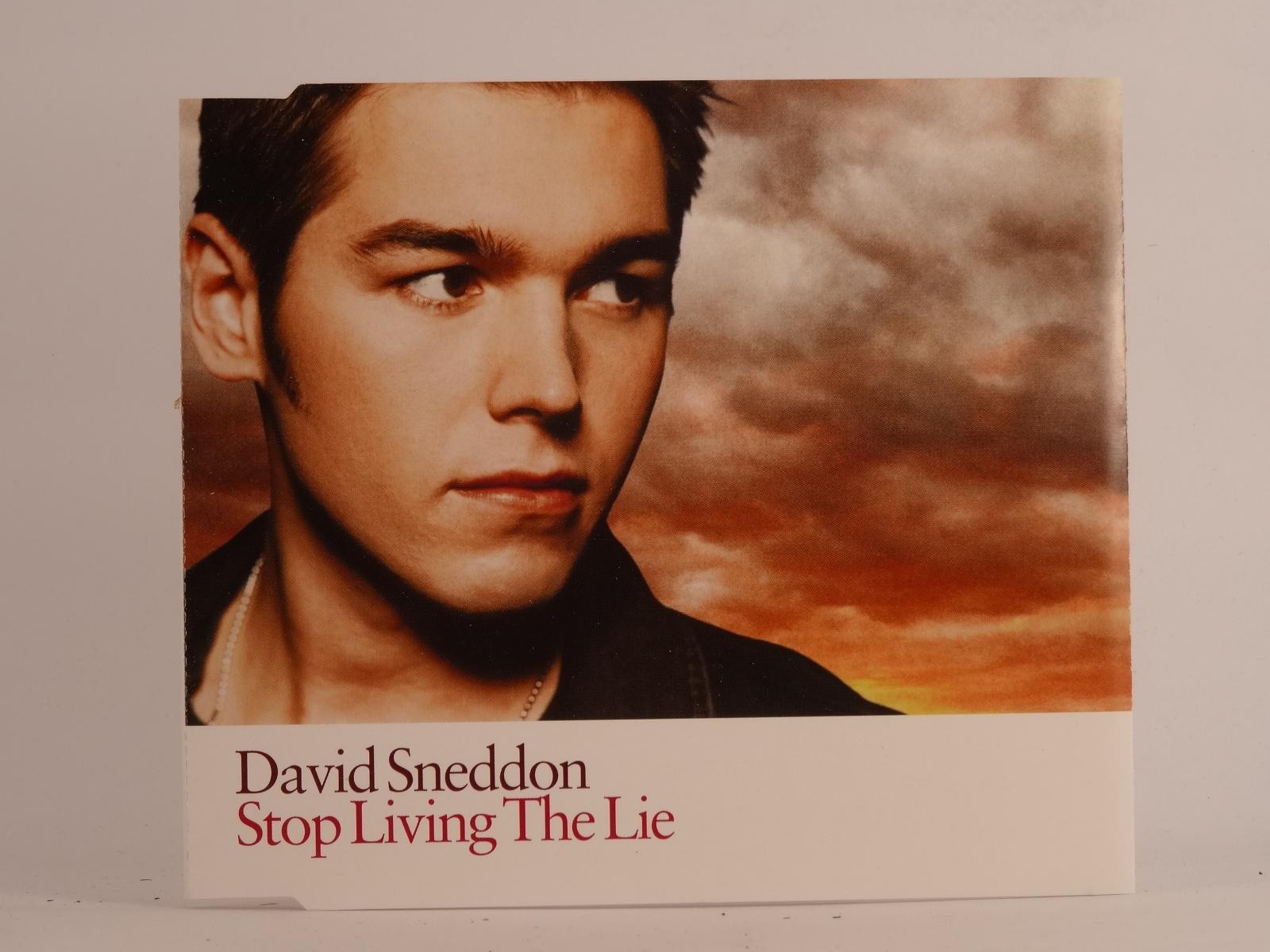 DAVID SNEDDON STOP LIVING THE LIE (F65) 3 Track CD Single plus Picture Sleeve ME
