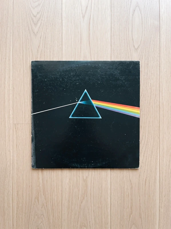 Vinilo Pink Floyd - The Dark Side of the Moon (1973) Original + 2 Pósters