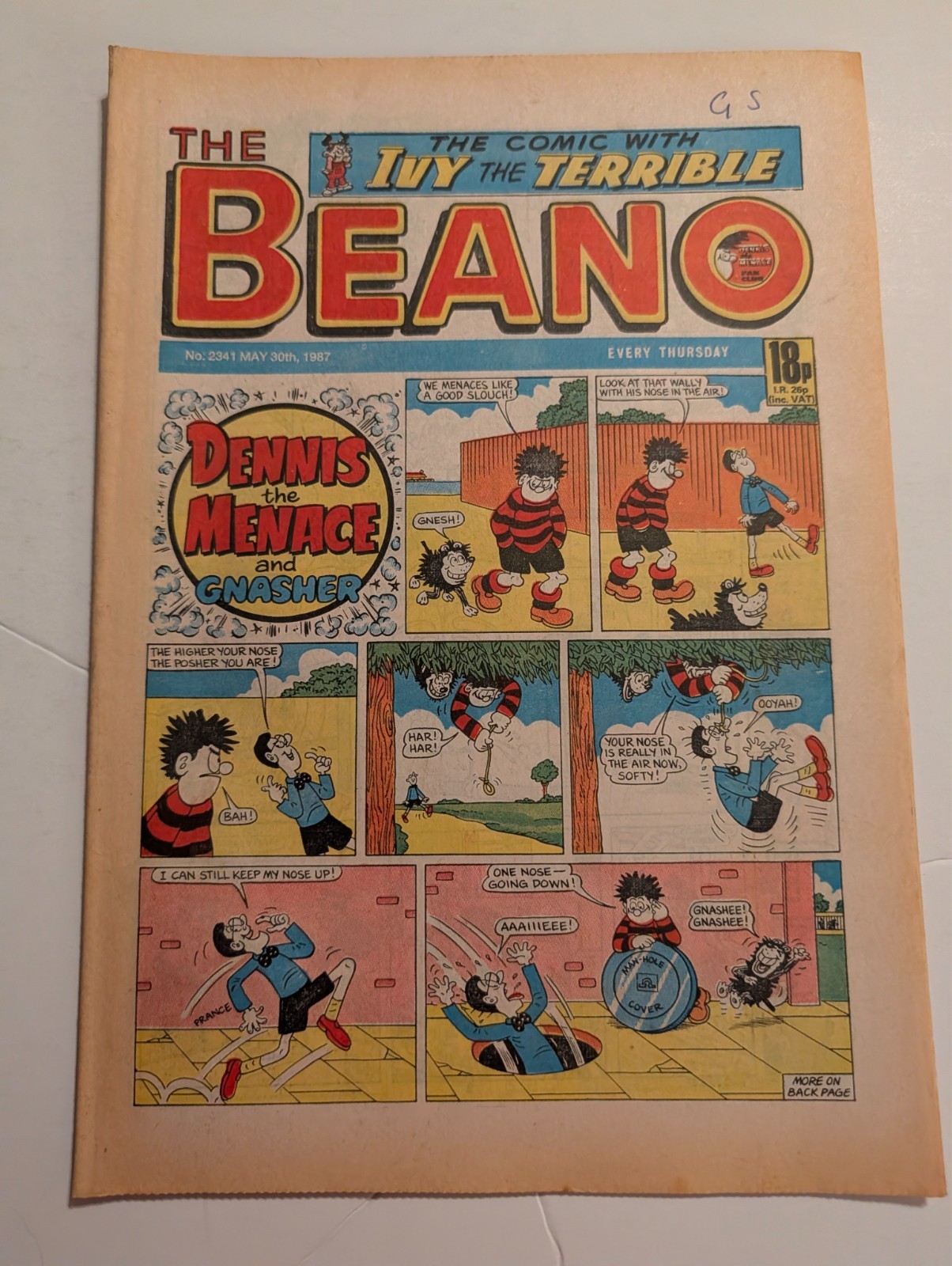 Beano Comic No 2341, May 30th 1987, Birthday Issue.