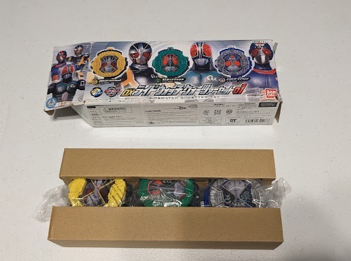 Kamen Rider Quartzer Ride Watch Set 01 - SCATOLA APERTA - ancora avvolto - Tokusatsu