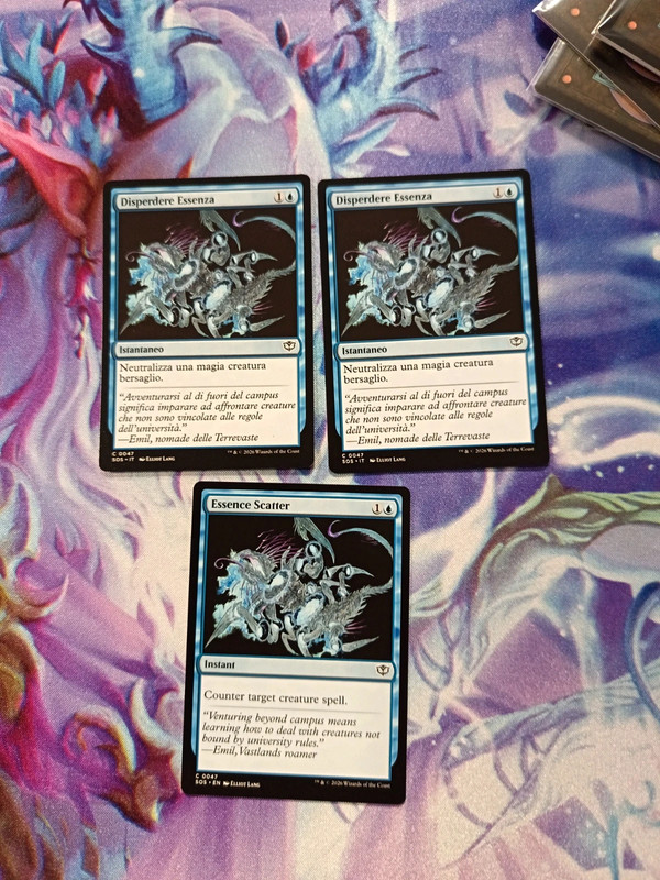 Mtg 3x essence scatter 1eng 2 ita sos42