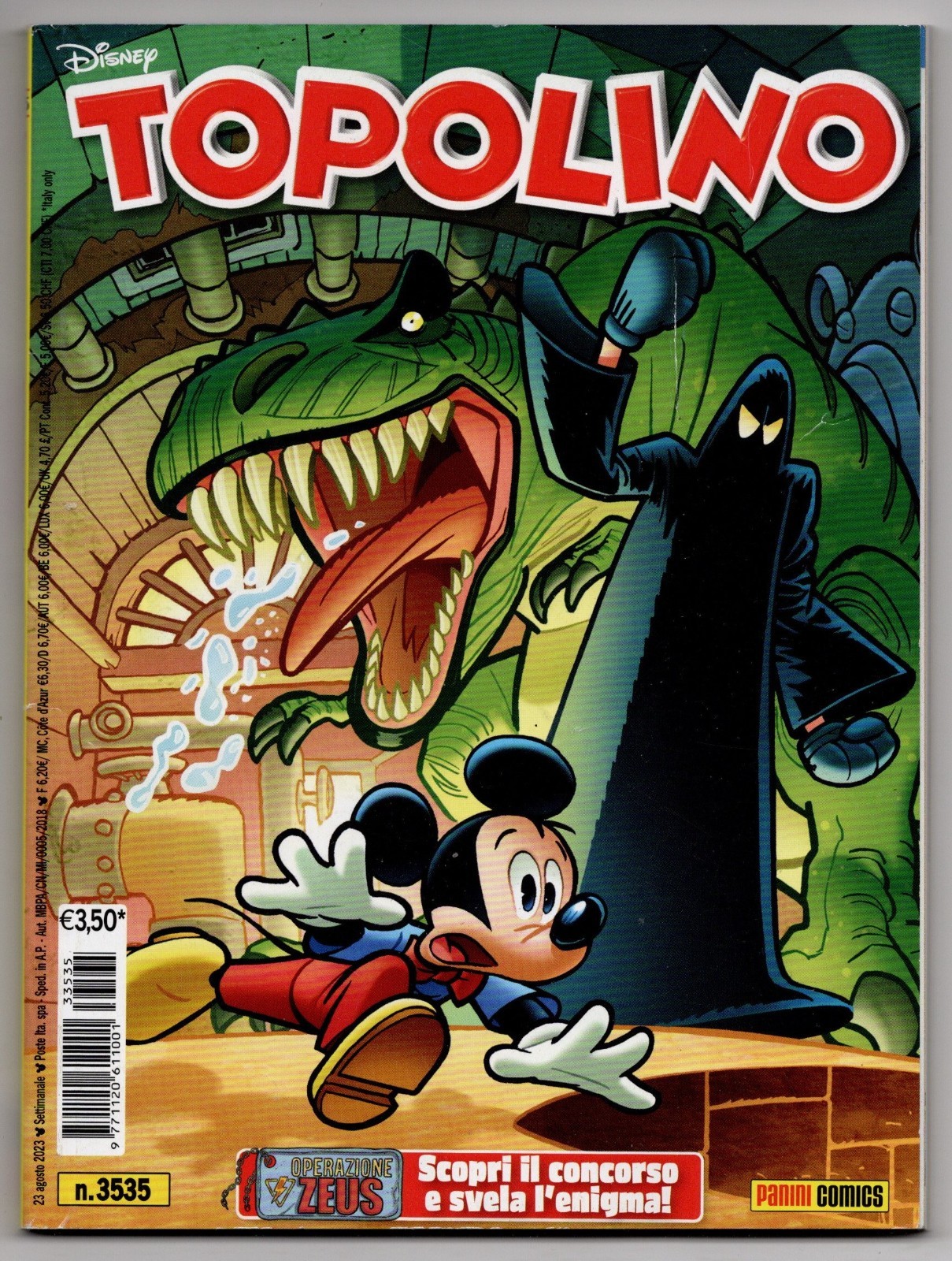 Fumetto Walt Disney Panini Comics Topolino N. 3494 agosto 2023 - Usato