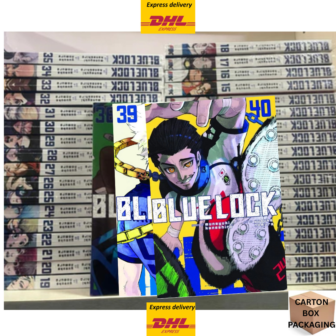 Blue Lock Manga Set Vol 1-40 Serie Fumetti Inglese NUOVO Bluelock + SPEDIZIONE VELOCE