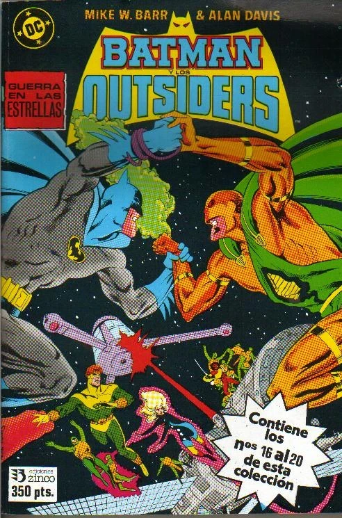 Batman y los Outsiders, Retapado 16 al 20 - Zinco
