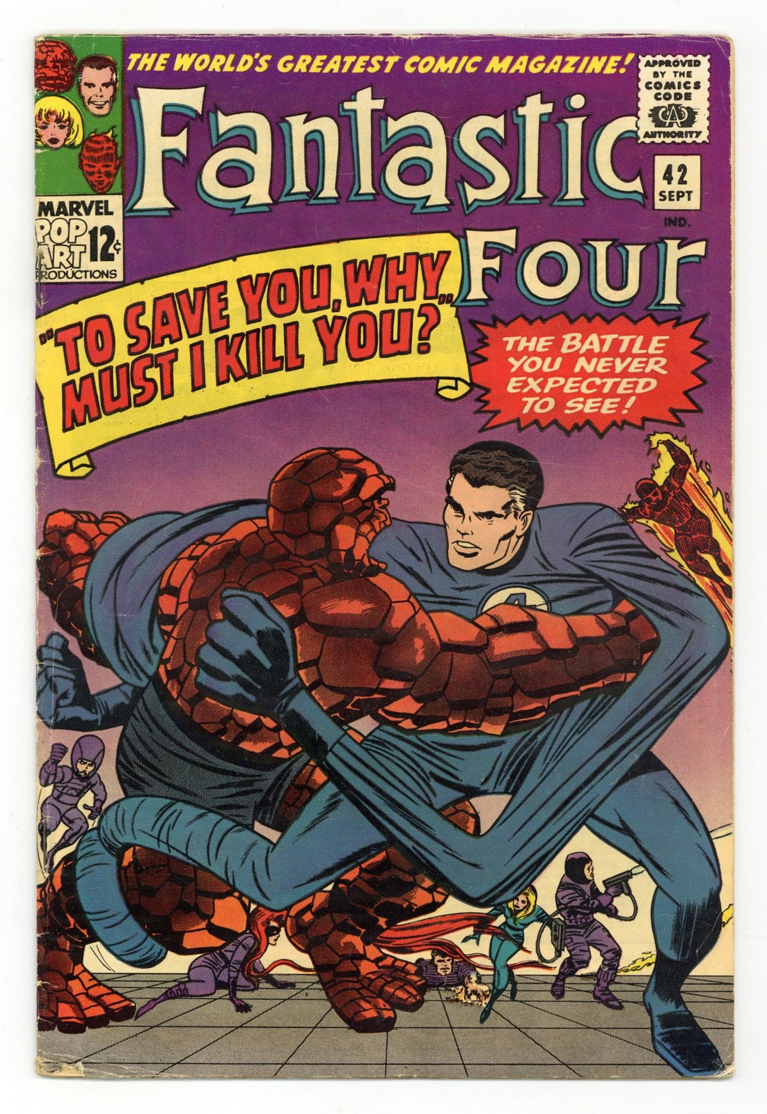 Fantastici Quattro #42 VG- 3.5 1965