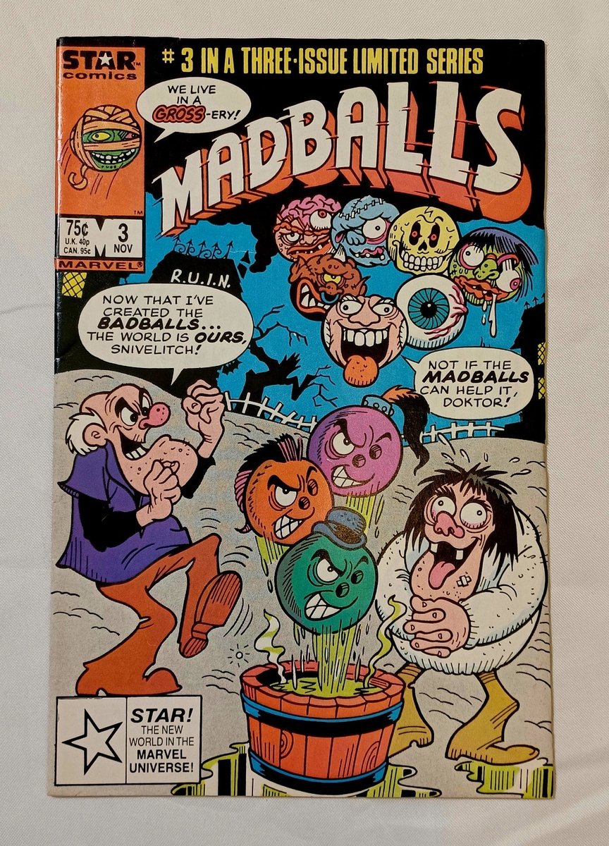 Madballs #3 Star Comics 1986 1st App Attack Of The Bad Balls Mid Grade ✅