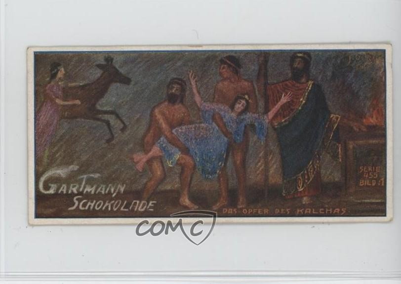 1916 Gartmann Album 16 Il sacrificio del Calchas #455-1 15ia