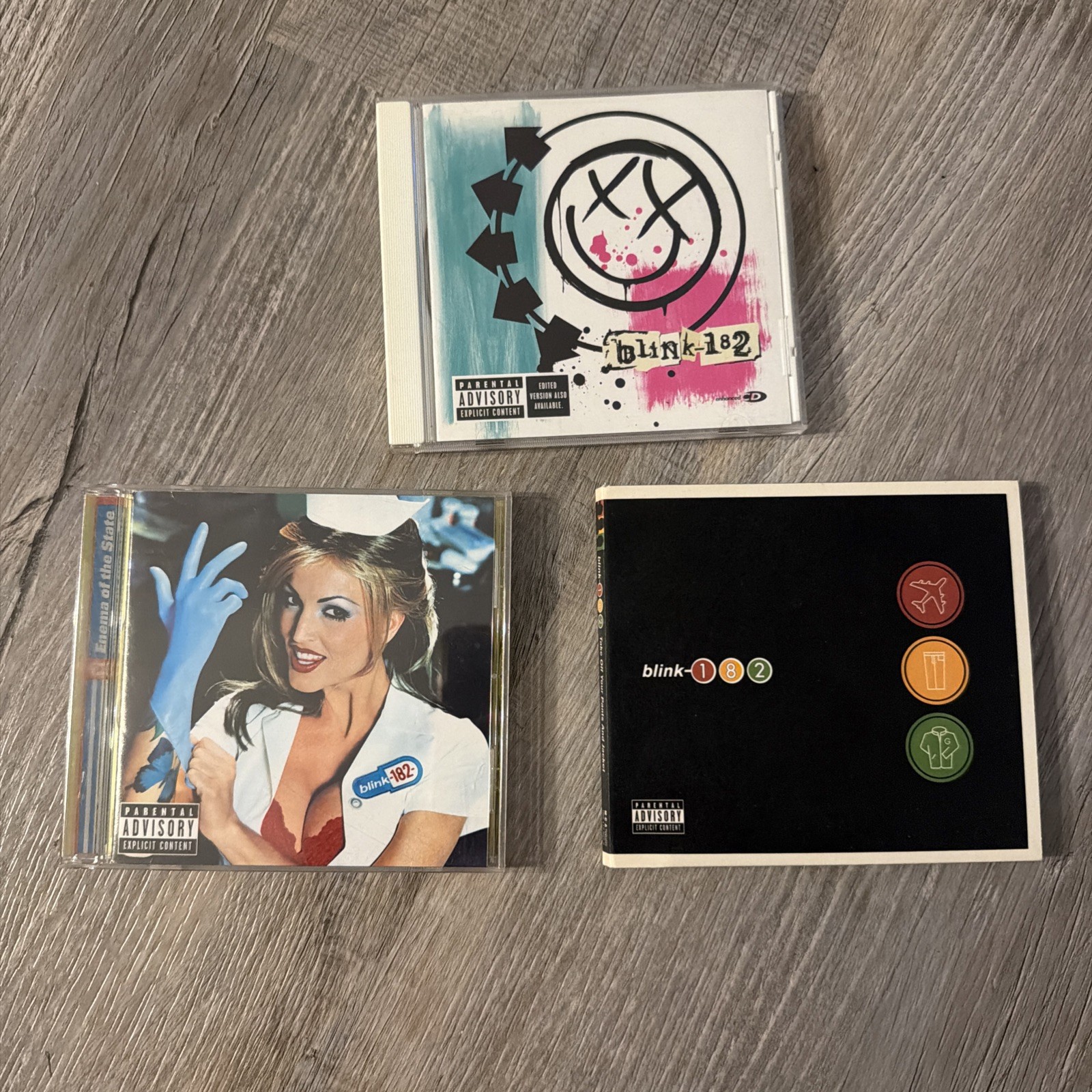 Blink 182 3 CD Lot Take Off Your Pants, Enema Of The State